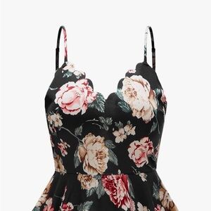 Plus Size Floral Cami